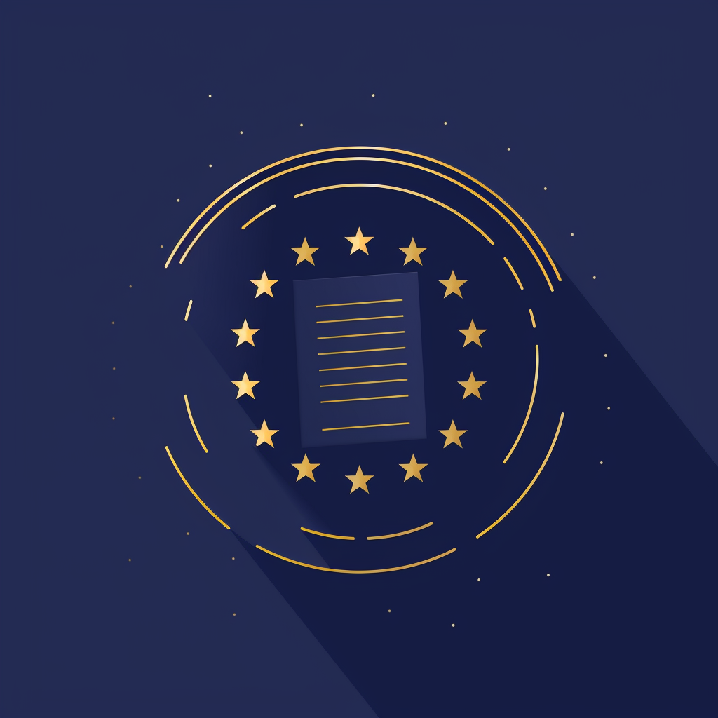 Illustration som symboliserar OSS-systemet för distansförsäljning inom EU.