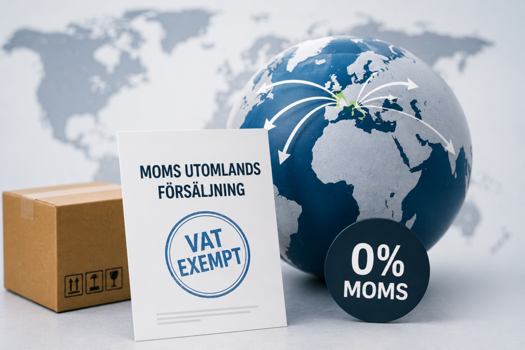 moms utomlands försäljning