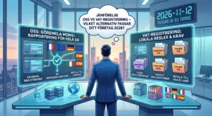 Jämförelse OSS vs VAT-registrering – vilket alternativ passar ditt företag 2026?